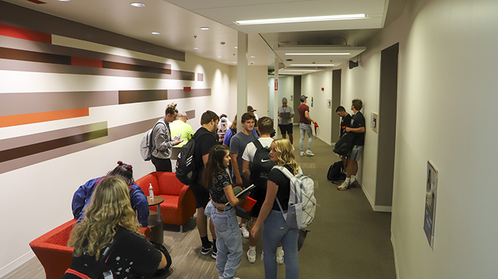 Students in hallway